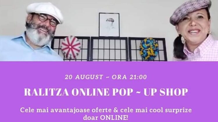 RALITZA ONLINE POP-UP SHOP în 20 august